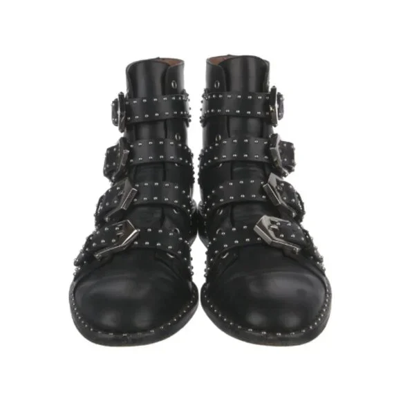 Givenchy Leather Combat Boots – Black, Size 39.5 IT (US 9.5) - Picture 3 of 10